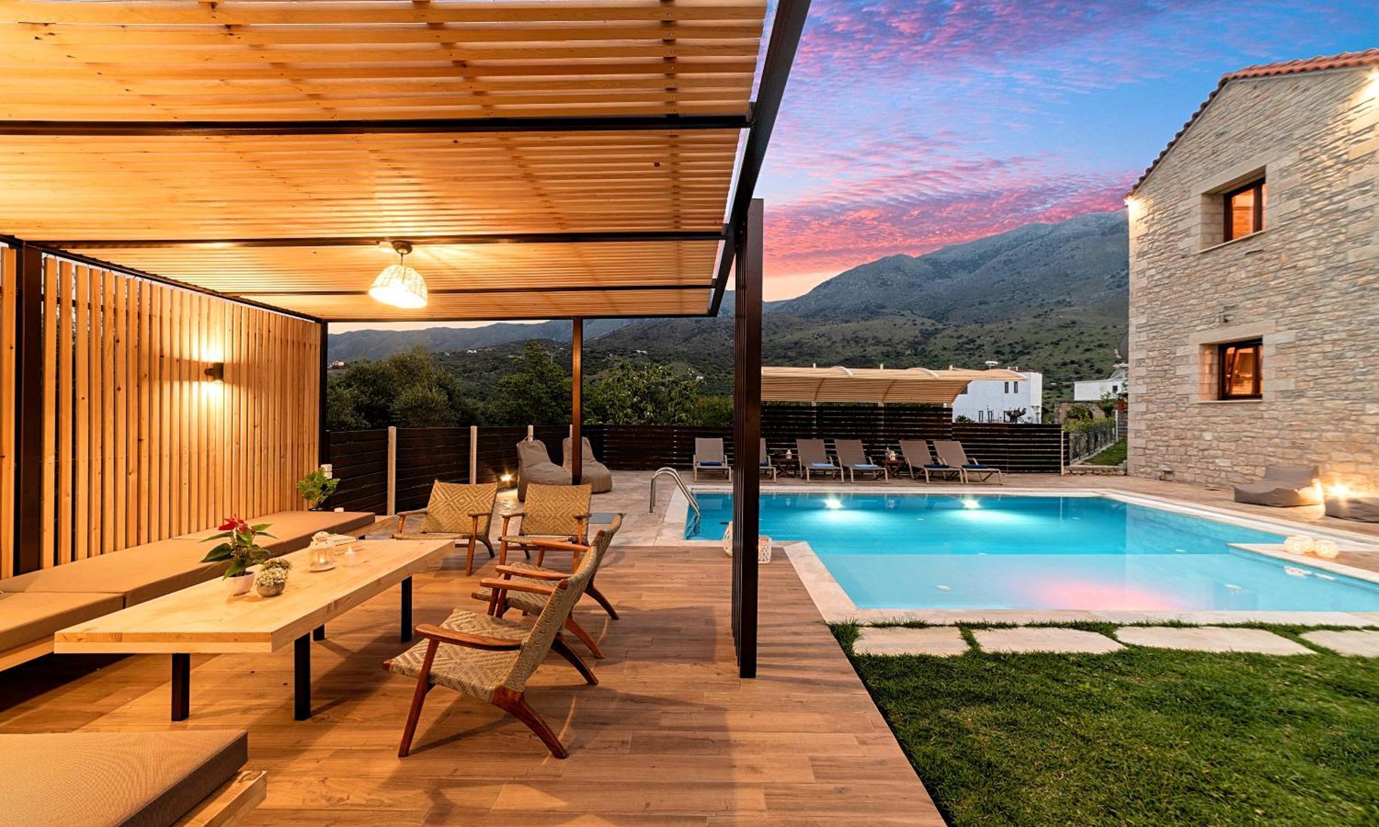 Cretan Sunrise Villa Heated Pool Dhimitrouliana Экстерьер фото
