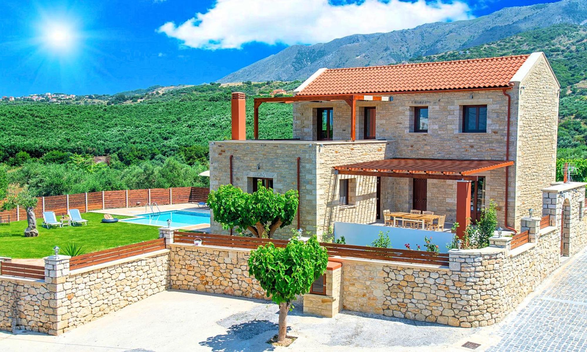 Cretan Sunrise Villa Heated Pool Dhimitrouliana Экстерьер фото