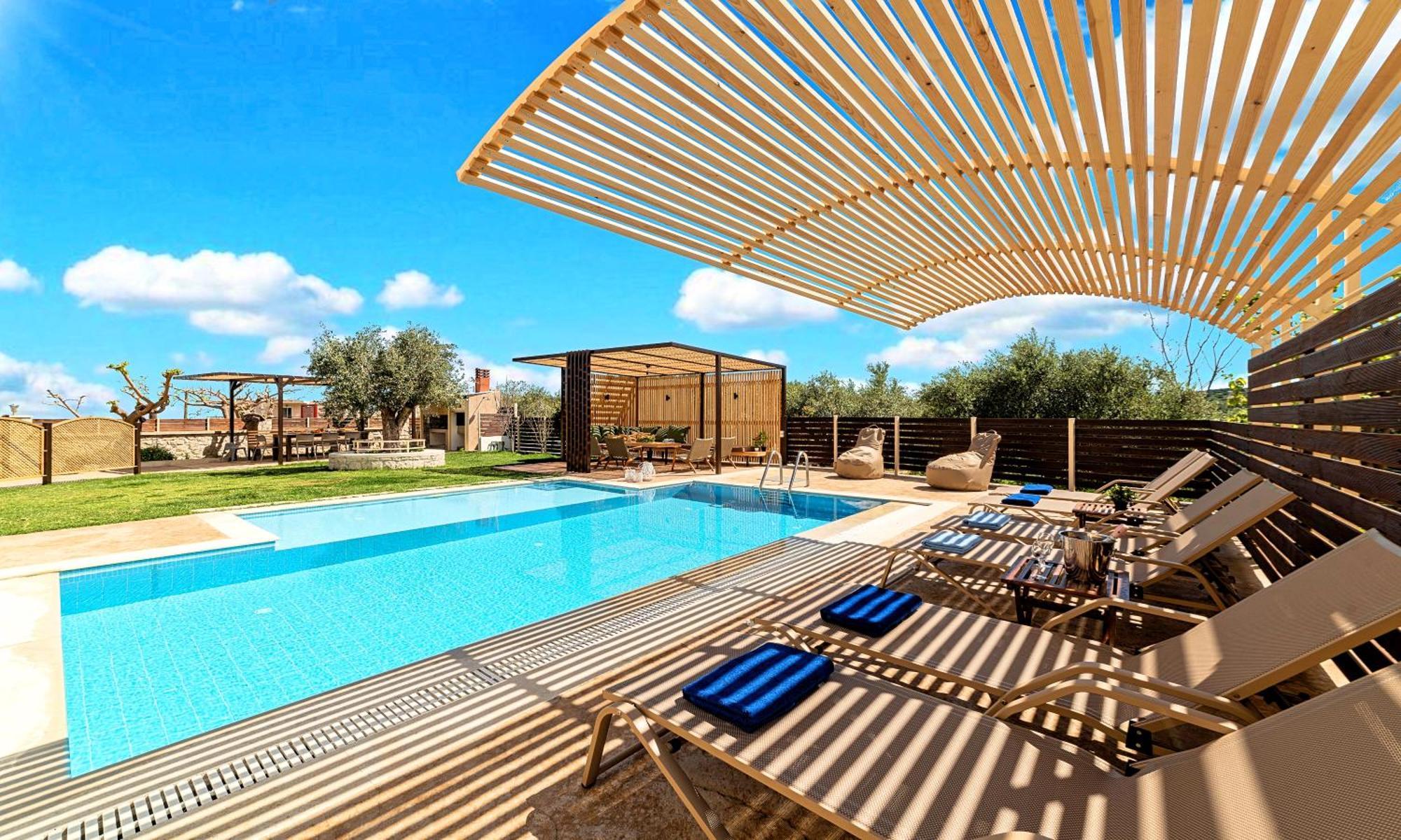 Cretan Sunrise Villa Heated Pool Dhimitrouliana Экстерьер фото